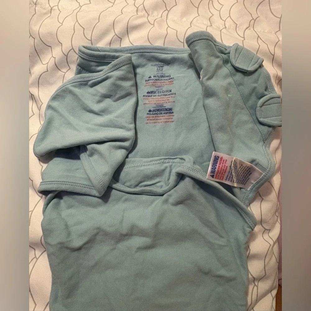 SwaddleMe Soft Blue Baby Swaddle 2 pcs